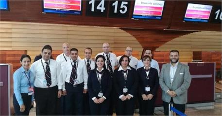  Hurghada Airport celebrates the arrival of Brussels Airlines  first flights