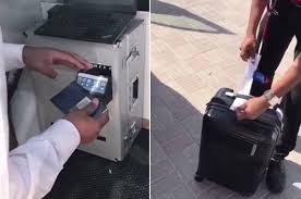 Emirates is testing a home check in service