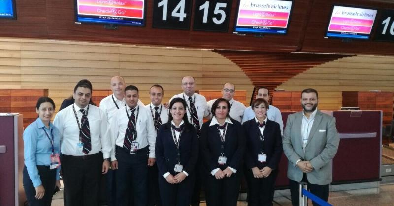  Hurghada Airport celebrates the arrival of Brussels Airlines  first flights